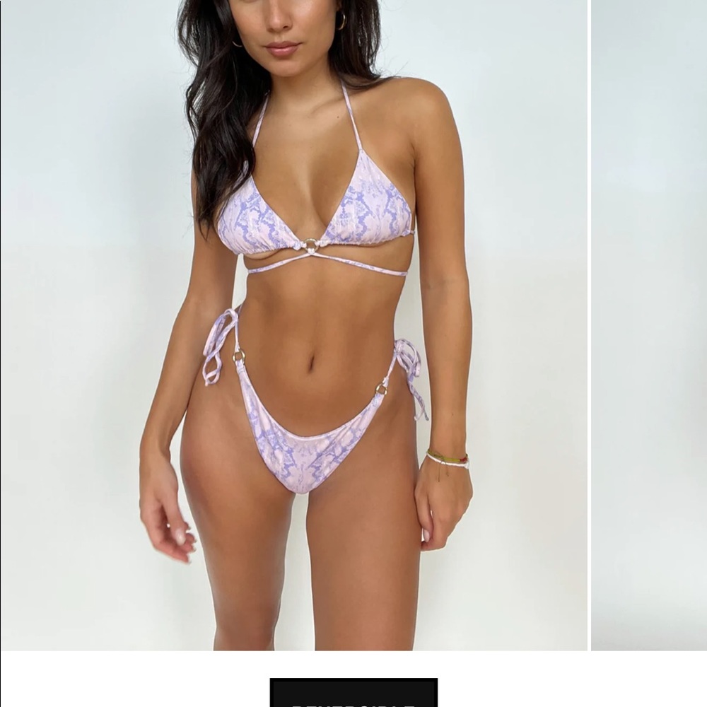 437 cross tie bikini reversible NEW